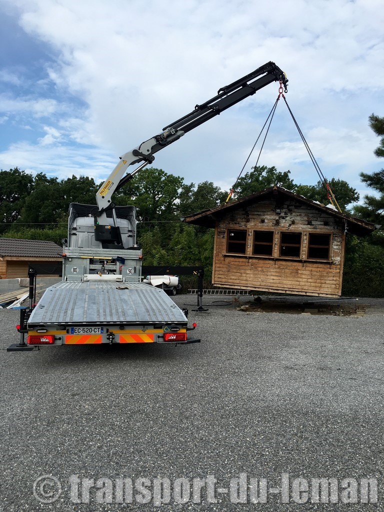 LEVAGE ET TRANSPORT DE CHALET 